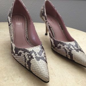 Coach python heels